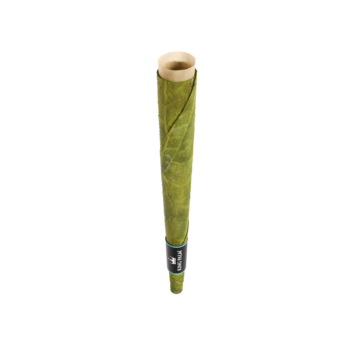 King Palm x Futurola palm leaf blunt cone, angled top view