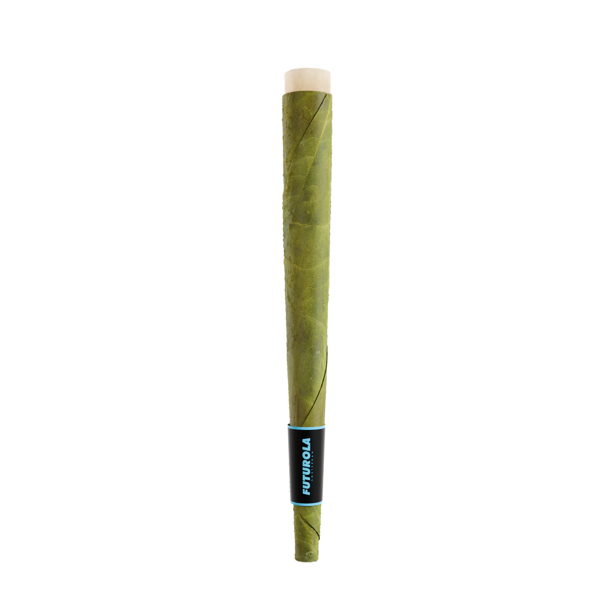 King Palm x Futurola palm leaf blunt cone with the Futurola band