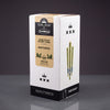 King Palm x Futurola tower box, three-quarter view of the front and the cone side panel