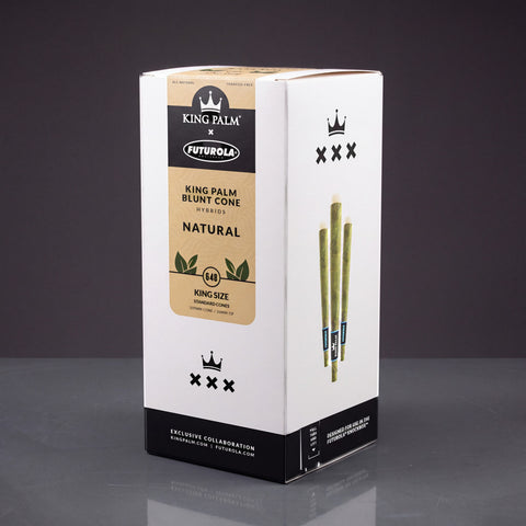 King Palm x Futurola Blunt Cones - King Size - 648 ct Tower Box