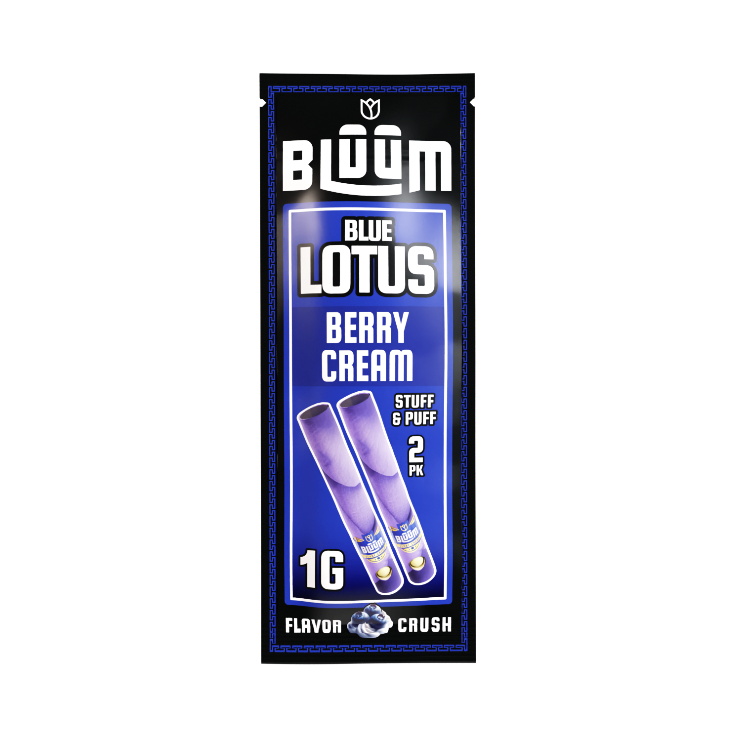 Blue Lotus - Berry Cream King Palm Blue Lotus - Berry Cream King Palm