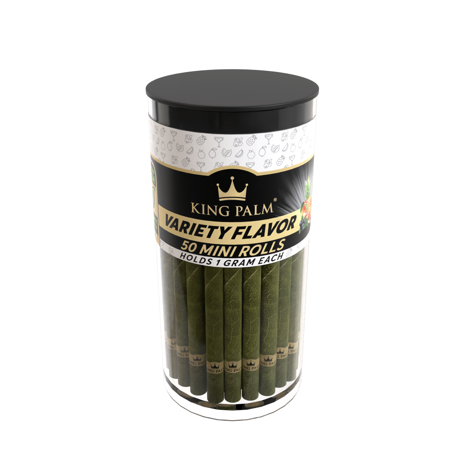 variety flavor - 50 Mini rolls top