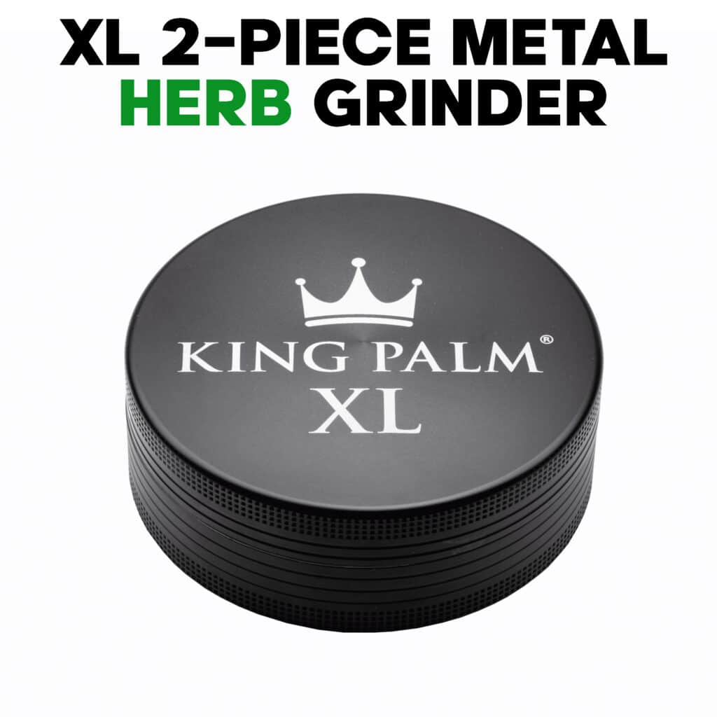 xl 2 piece metal weed grinder