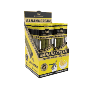 2 Slim Rolls - Banana Cream - Display Box - 20 Units Per Display