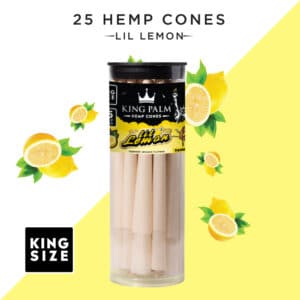 Lil Lemon | 25 & 50 Pack | King Size Hemp Cones