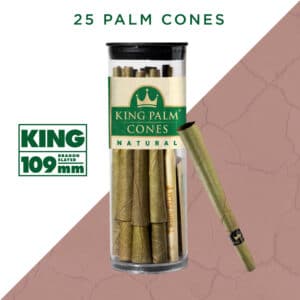 King Size (109mm) | 25 Pack | Palm Cones