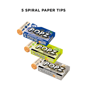 5 Spiral Paper Tips | 3 Flavors Available