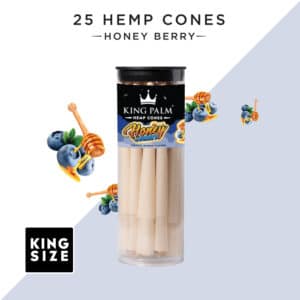 Honey Berry | 25 & 50 Pack | King Size Hemp Cones