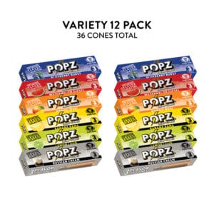 3 Hemp King Size Cones | 12 Count Variety Pack | 36 Cones Total