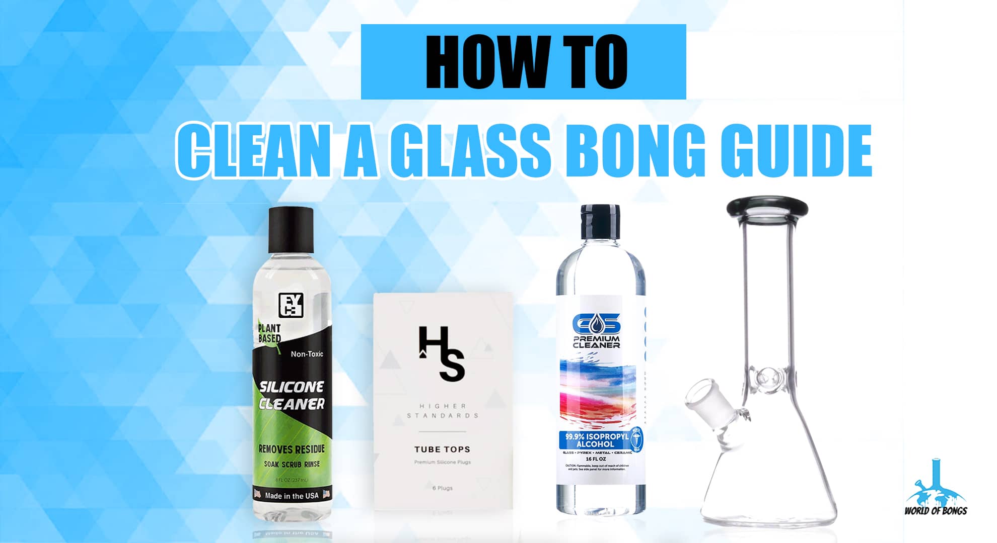 Can I use glass cleaner for bong?