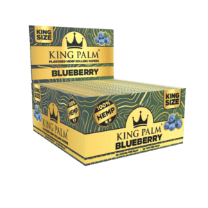 Flavored Hemp Rolling Papers - King Size - Display Box - 22 Booklets Per Display
