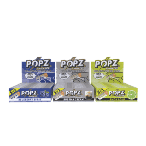 Popz Spiral Paper Tips Display | 3 Flavors Available