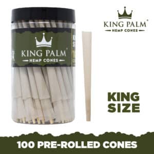 Pre-Rolled Cones – King Size - 100 ct - Tube