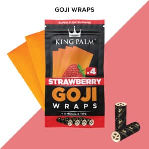 4 Goji Wraps w/ Model X Tips - Strawberry