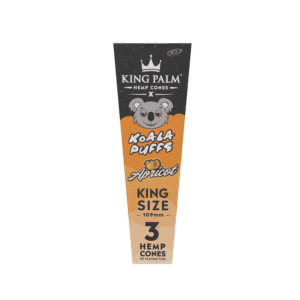 3 Hemp Cones - King Size - Apricot