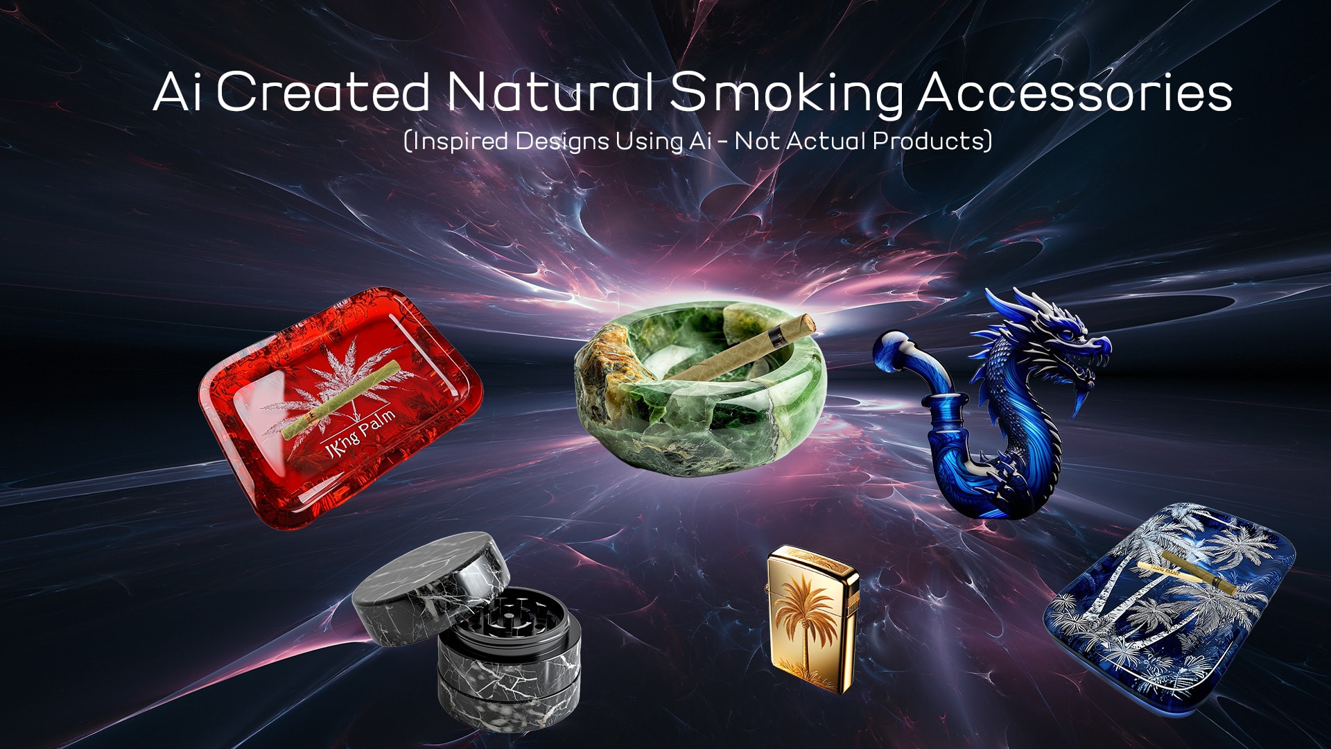 New Natural Smoking Accessories Concepts Inspired by AI
